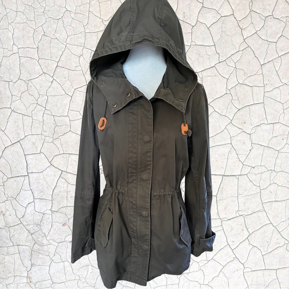 Banana Republic Olive Colored Light Jacket Size Medium - Picture 3 of 10